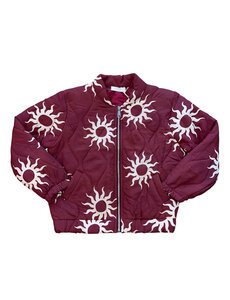 Trendy Sunshine Bomber - Bordeaux