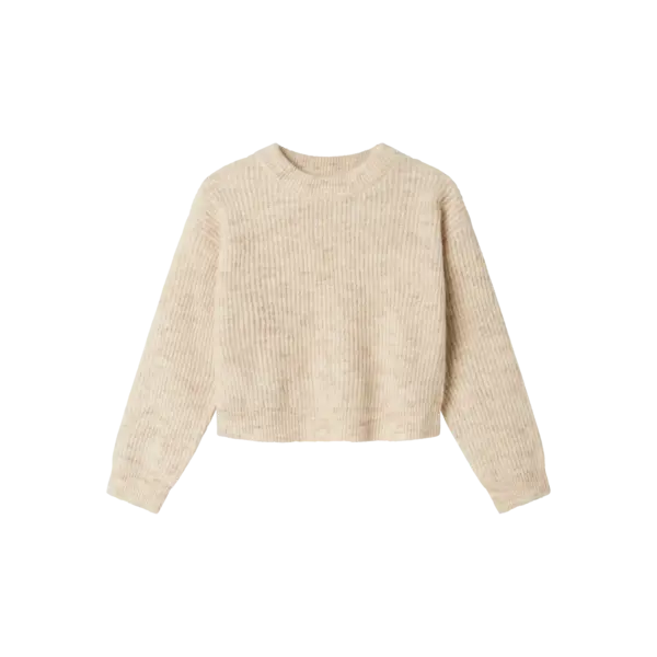 NAME IT Name it NKF Holly Short Knit Sweater - Beige