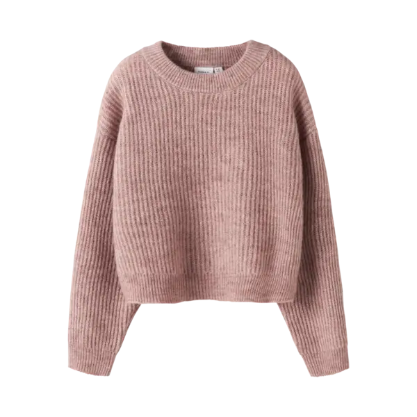 NAME IT Name it NKF Holly Short Knit Sweater - Mauve Pink