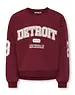 ONLY GIRLS Only - KOG Victory O-Neck Sweater - Bordeaux