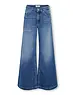 ONLY GIRLS Only - KOG California Wide Flared Jeans - Dark Medium Blue Denim