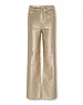 ONLY GIRLS Only - KOG Juicy Wide Metal Coated Pants - Gold