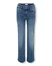 ONLY GIRLS Only - KOG Juicy Wide Leg with Lots of Sparkle - Medium Blue Denim
