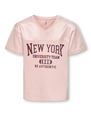 ONLY GIRLS Only - KOG Lulup New York Sporty Top - Pink
