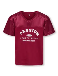 ONLY GIRLS Only - KOG Lulup Passion Sporty Top - Bordeaux