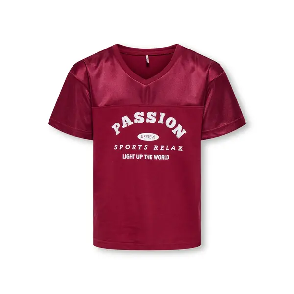 ONLY GIRLS Only - KOG Lulup Passion Sporty Top - Bordeaux