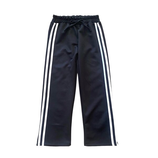 Double Striped Pants - Black/White