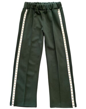  Single Loved Pants - Army Green/Gold