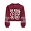 ONLY GIRLS Only - KOG Coletta V-Neck 95 Print Sweater - Bordeaux/White