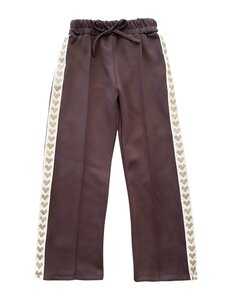 Soho Sporty Heart Pants - Brown/Gold