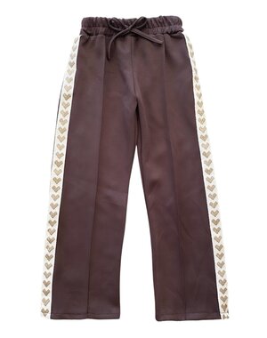  Soho Sporty Heart Pants - Brown/Gold