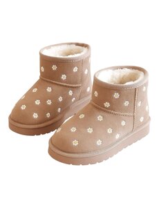 Winter Boots Daisies - Beige (Flower)