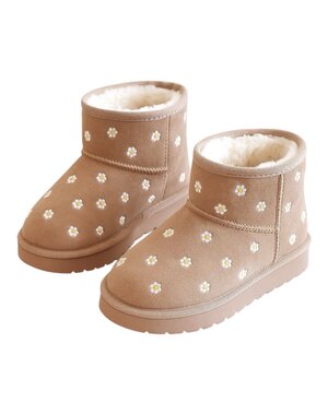  Winter Boots Daisies - Beige (Flower)