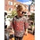Sporty Sparkle Leopard Top - Brown/Red