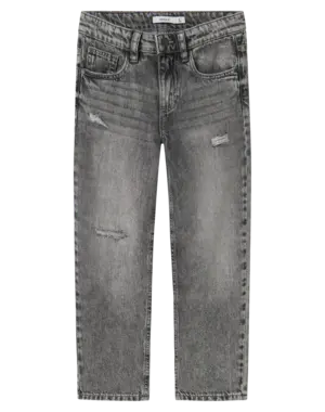 NAME IT Name It - NKM Silas Tapered Jeans - Medium Grey Denim