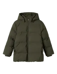 NAME IT Name It - NKN Musk Puffer Jacket - Deep Army Green