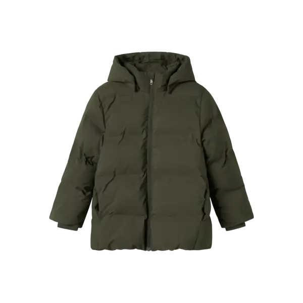 NAME IT Name It - NKN Musk Puffer Jacket - Deep Army Green