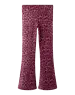 NAME IT Name it - NKF Nuni Leopard Bootcut Flared -  Bordeaux Grape