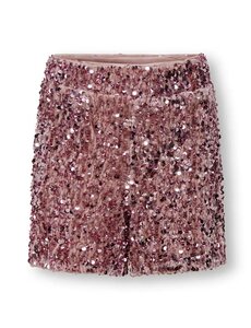 ONLY GIRLS Only - KOG Confidence Sequins Sparkle Shorts - Mauve Pink