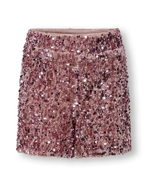 ONLY GIRLS Only - KOG Confidence Sequins Sparkle Shorts - Mauve Pink