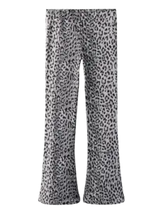 NAME IT Name it - NKF Nuni Leopard Bootcut Flared - Grey/Black