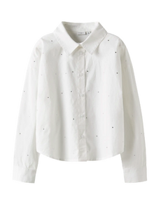 NAME IT Name it - NKFRHING Sparkle Blouse - White