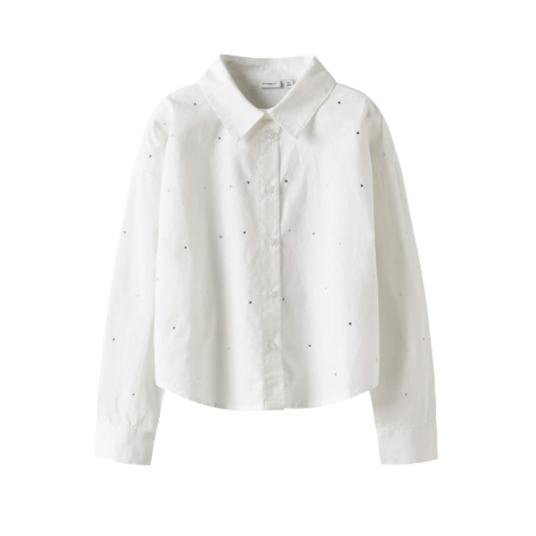 NAME IT Name it - NKFRHING Sparkle Blouse - White