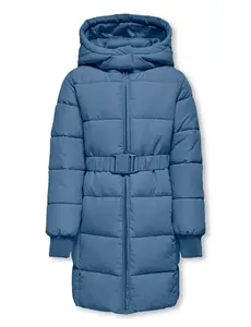 ONLY GIRLS ONLY - KOGMAGGI LIFE BELT HOOD PUFFR JACKET - Blue