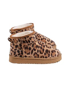 Winter Boots - Camel Leopard