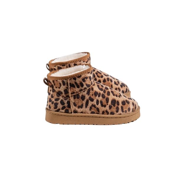 Winter Boots - Camel Leopard