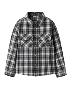 Name It - NKMRAMING OVERSHIRT - Black/White