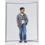 Name It - NKMRAMING OVERSHIRT - Black/White