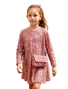 Party Sparkle Dress - Pink/Pink