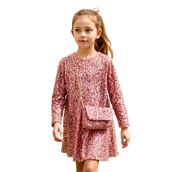 Party Sparkle Dress - Pink/Pink