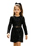  Most Sparkle Dress & Belt - Black/Black