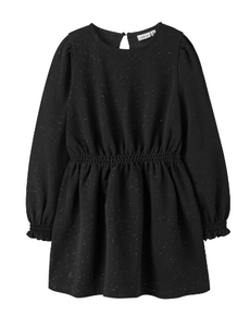 NAME IT Name it - NKFROKA LS WAIST DRESS - Black