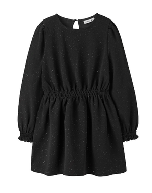 NAME IT Name it - NKFROKA LS WAIST DRESS - Black