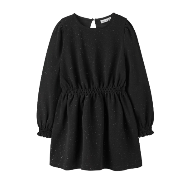 NAME IT Name it - NKFROKA LS WAIST DRESS - Black