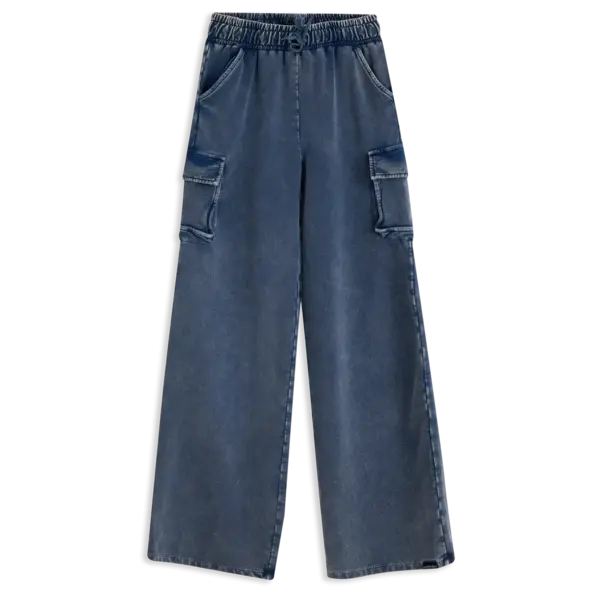 4PRESIDENT 4PRESIDENT - Maxim Jogg Wide Pants - Blue Denim Wash