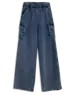 4PRESIDENT 4PRESIDENT - Maxim Jogg Wide Pants - Blue Denim Wash