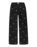NAME IT Name It - NKFROSE  Wide Jeans with Sparkle Bow Ties - Dark Grey Denim