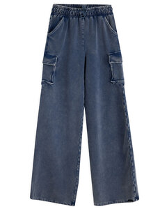4PRESIDENT 4PRESIDENT - Maxim Jogg Wide Pants - Blue Denim Wash