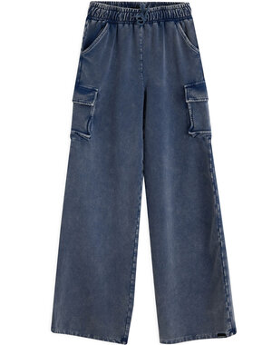 4PRESIDENT 4PRESIDENT - Maxim Jogg Wide Pants - Blue Denim Wash