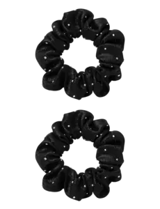 Name it - NKF Glitter 2P Hairelastics Scrunchies - Black/Silver