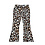 Velvet Leopard Flared - Beige/Black