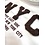 NYC Teddy Print Sweater - White/Brown