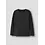 NAME IT Name It - NKF Ribea Little Sparkle Slim Top- Black/Silver