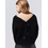 NAME IT Name It - NKF Simra Bow Short Knit Pullover with Sparkle - Black