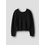 NAME IT Name It - NKF Simra Bow Short Knit Pullover with Sparkle - Black