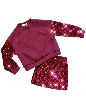  Glam Sparkle Set - Bordeaux